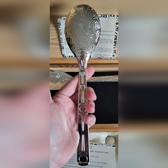 Silver & Pewter Decorative Serving Spoons - Picture 3 of 6